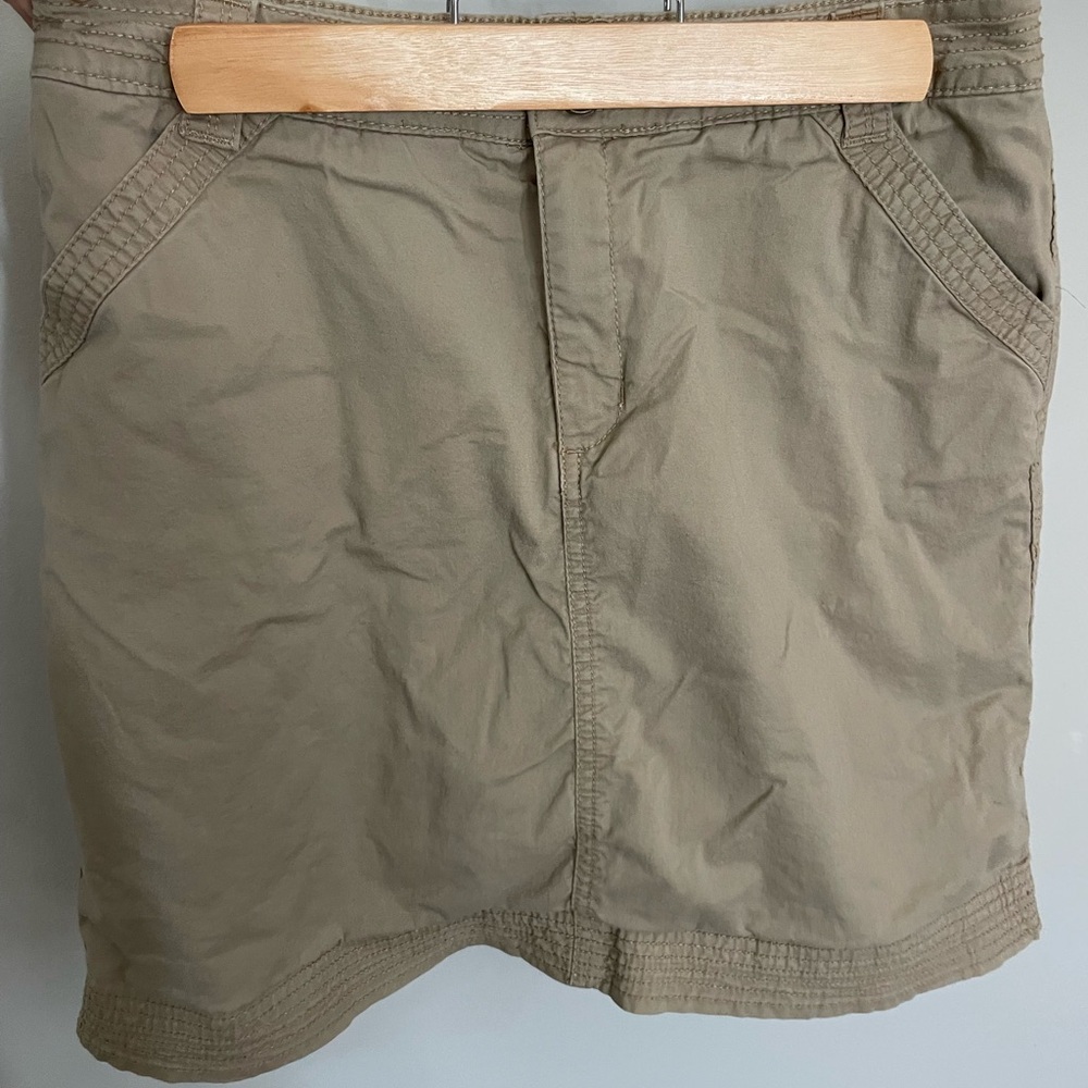 Croft & Barrow Women's Cargo Skirt - Tan